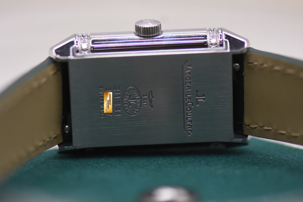 JLC REVERSO LADIES CLASSIC DUETTO STEEL DIAMOND MANUAL Q2668432 (LNIB)