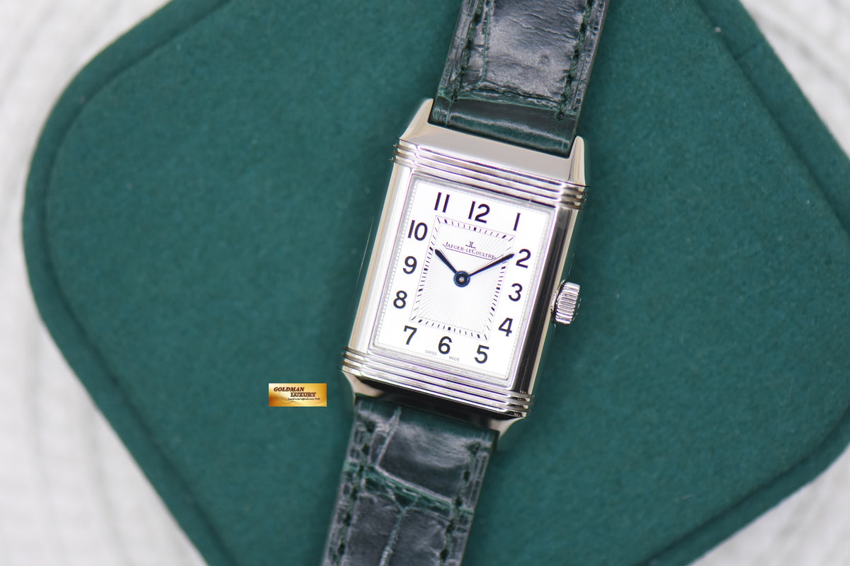 JLC REVERSO LADIES CLASSIC DUETTO STEEL DIAMOND MANUAL Q2668432 (LNIB)