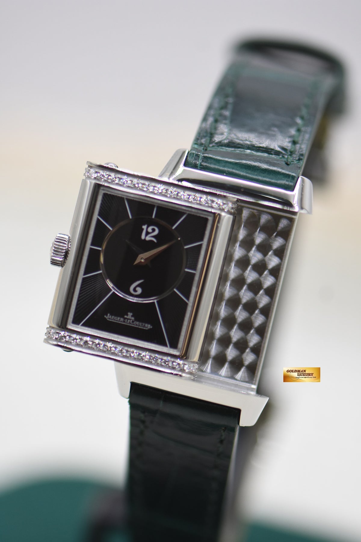 JLC REVERSO LADIES CLASSIC DUETTO STEEL DIAMOND MANUAL Q2668432 (LNIB)