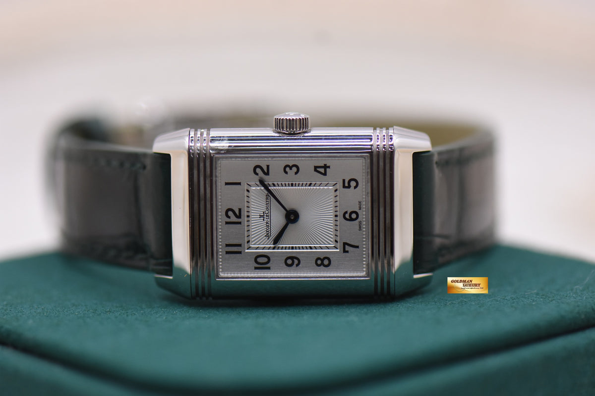 JLC REVERSO LADIES CLASSIC DUETTO STEEL DIAMOND MANUAL Q2668432 (LNIB)