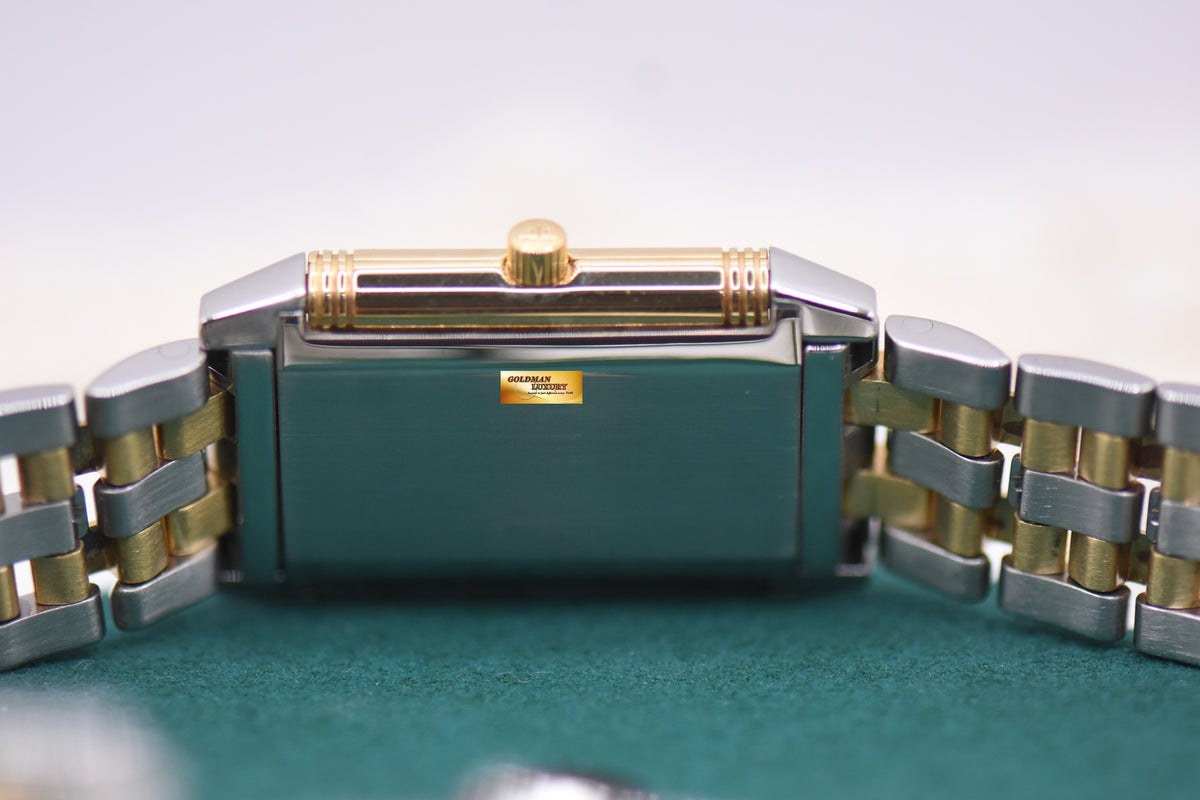 JLC REVERSO LADIES MONOFACE HALF-GOLD IN BEADED BRACELET MANUAL Q2605110 (MINT)