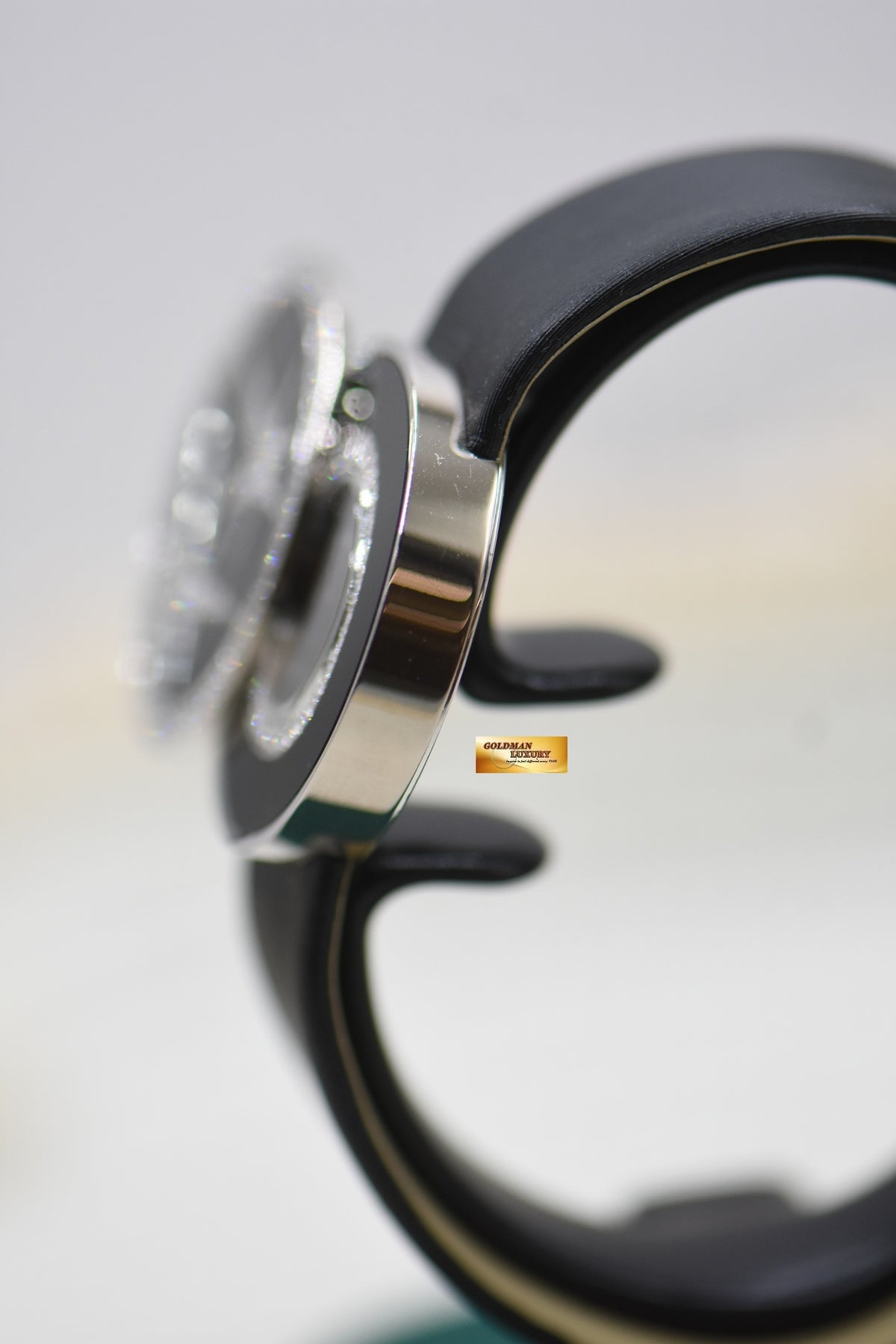 PIAGET LIMELIGHT SECRET DIAMOND 30mm WHITE GOLD IN SATIN LEATHER QUARTZ G0A31084 (MINT)