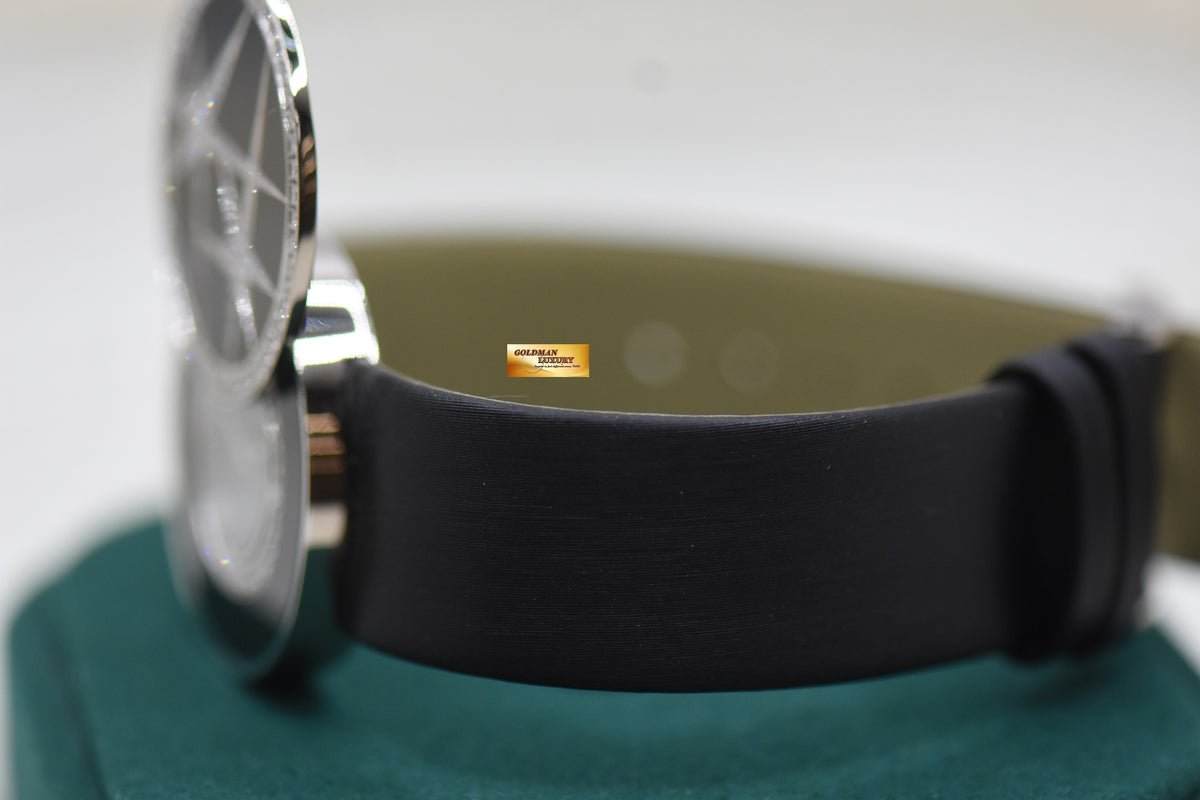 PIAGET LIMELIGHT SECRET DIAMOND 30mm WHITE GOLD IN SATIN LEATHER QUARTZ G0A31084 (MINT)