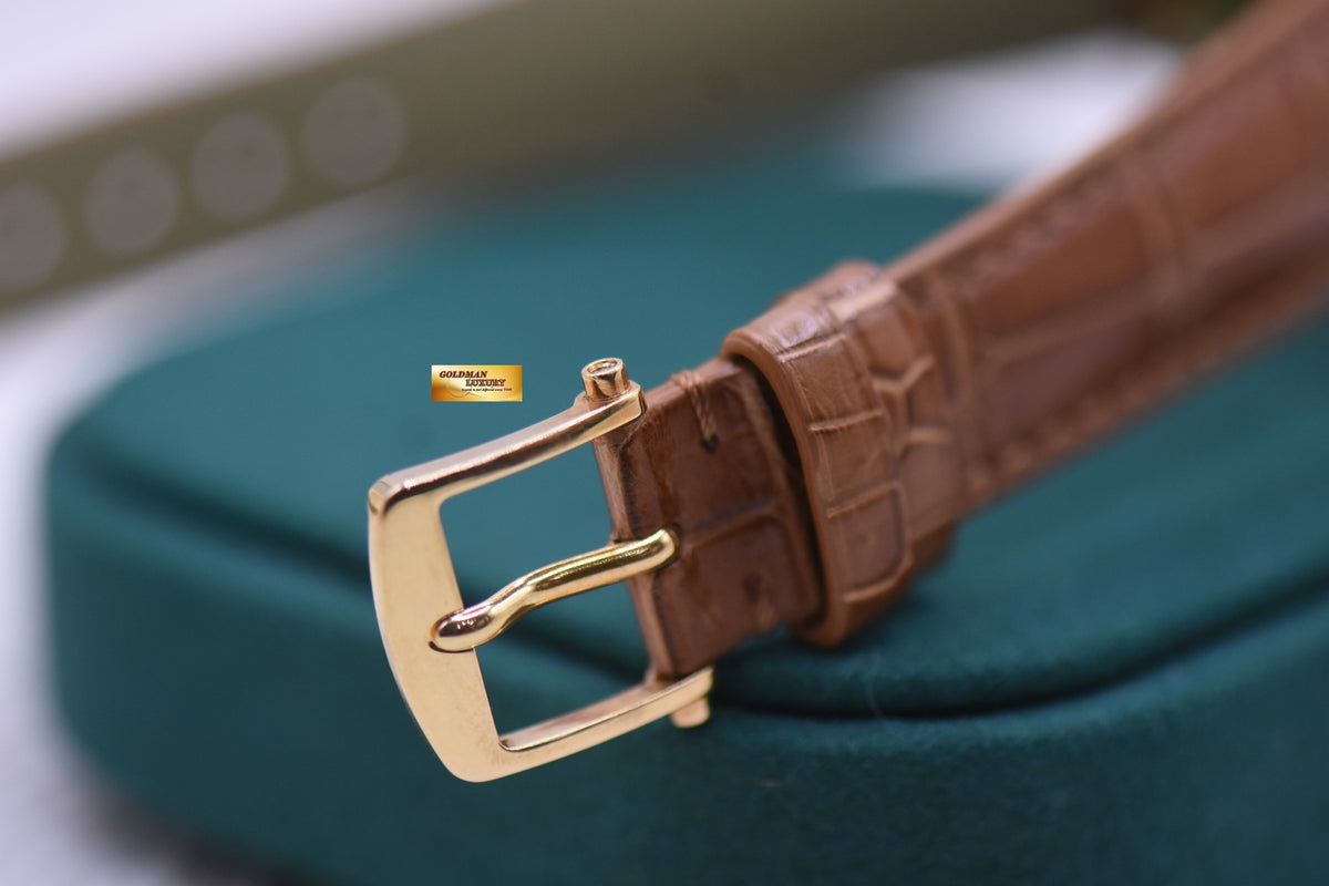 BREGUET CLASSIQUE 35mm YELLOW GOLD IN LEATHER STRAP AUTOMATIC 5910BA (MINT)