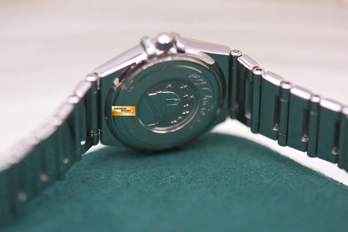 OMEGA CONSTELLATION MINI 22.5mm MY CHOICE MOP DIAL STEEL BRACELET 1561.71 (MINT)
