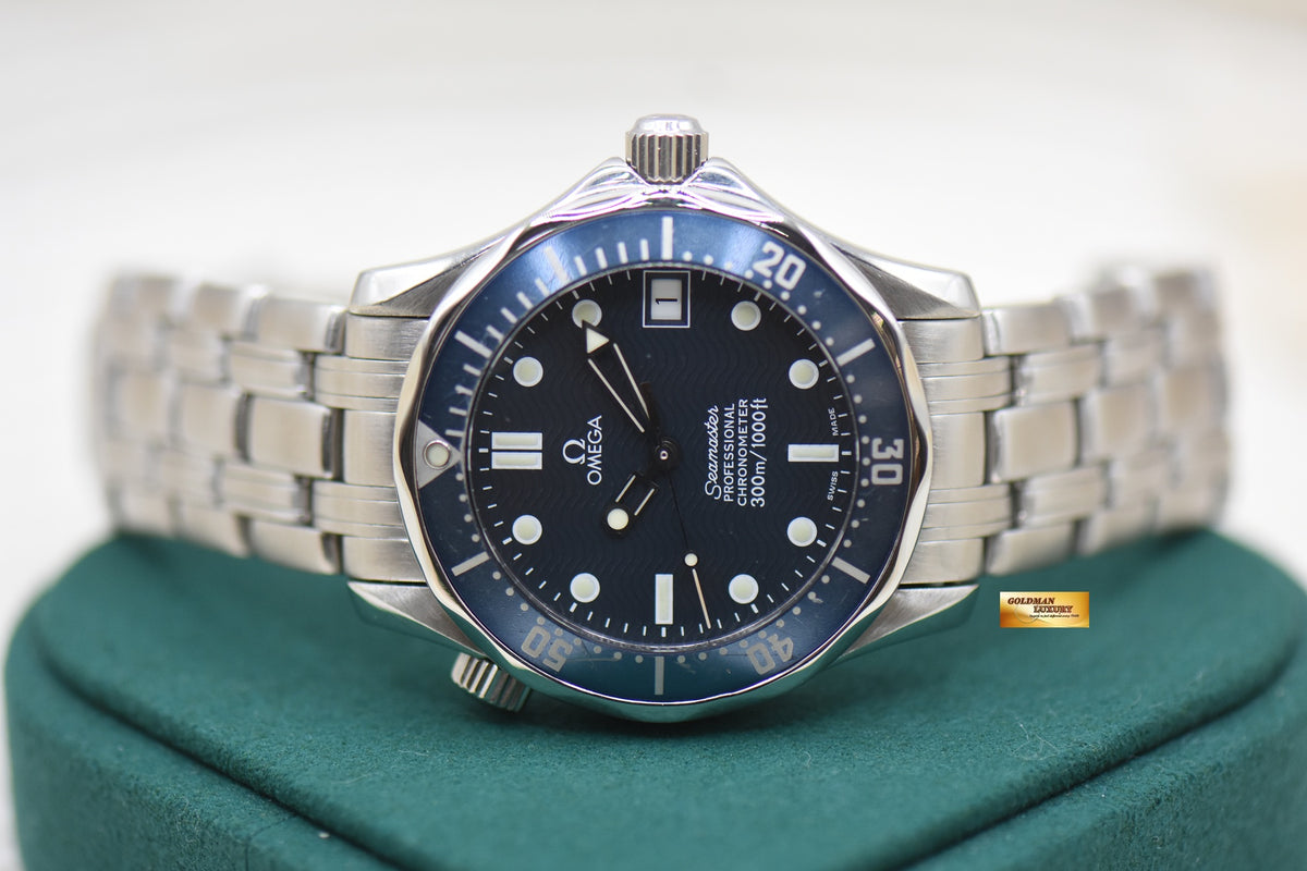 OMEGA SEAMASTER 300m MID-SIZE 36.25mm STEEL IN  BRACELET BLUE DIAL AUTOMATIC 2551.8000 (MINT)