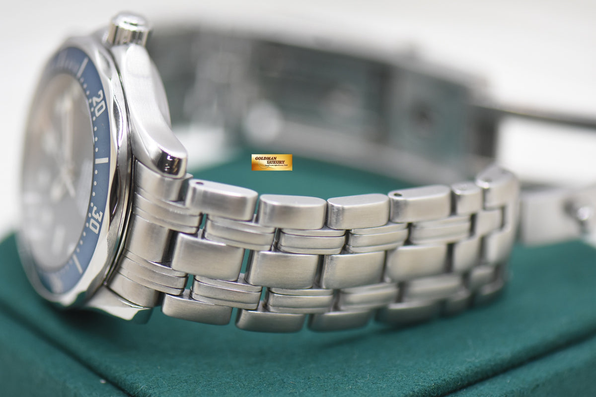 OMEGA SEAMASTER 300m MID-SIZE 36.25mm STEEL IN  BRACELET BLUE DIAL AUTOMATIC 2551.8000 (MINT)