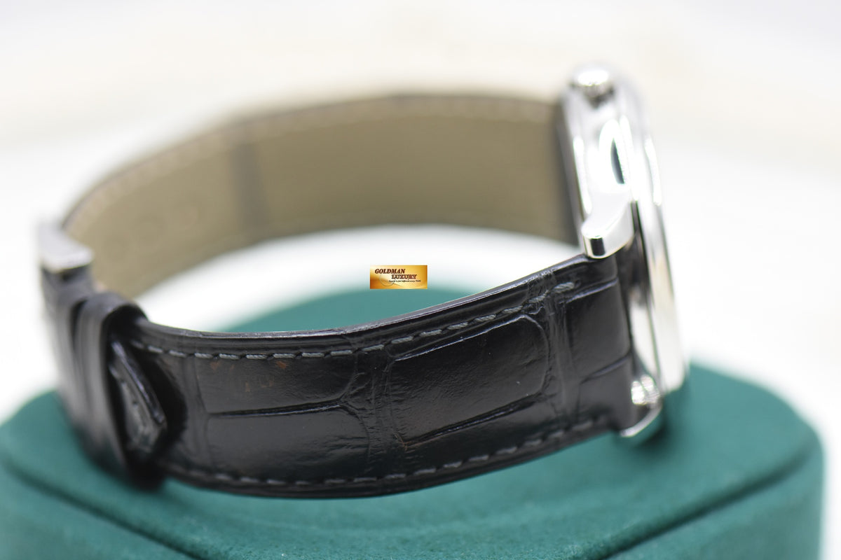 OMEGA DE-VILLE PRESTIGE 39.5mm STEEL IN LEATHER AUTOMATIC BLUE 424.13.40.20.03.001 (LIKE NEW)