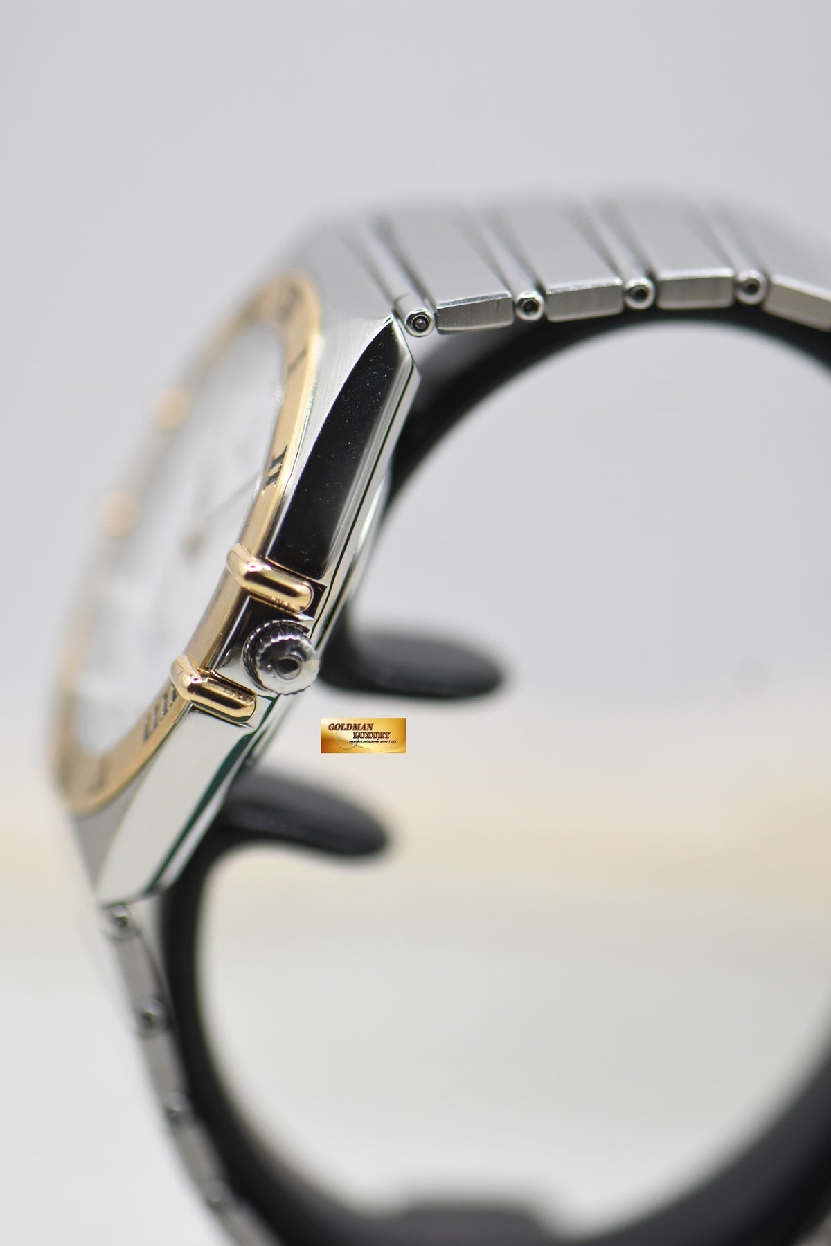 OMEGA CONSTELLATION “MANHATTAN” CHRONOMETER 35mm HALF-GOLD BRACELET AUTOMATIC 368.1075 (MINT)