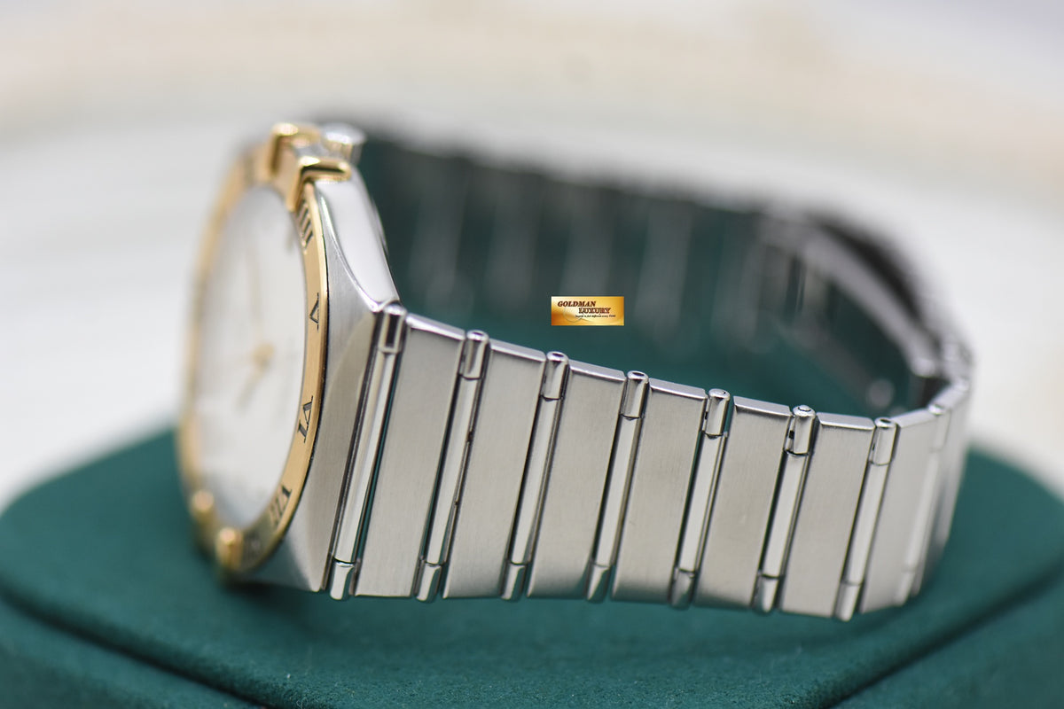 OMEGA CONSTELLATION “MANHATTAN” CHRONOMETER 35mm HALF-GOLD BRACELET AUTOMATIC 368.1075 (MINT)