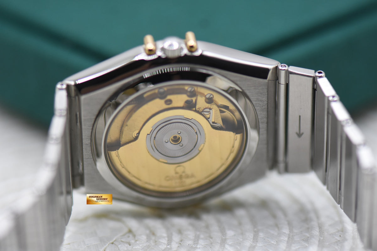 OMEGA CONSTELLATION “MANHATTAN” CHRONOMETER 35mm HALF-GOLD BRACELET AUTOMATIC 368.1075 (MINT)