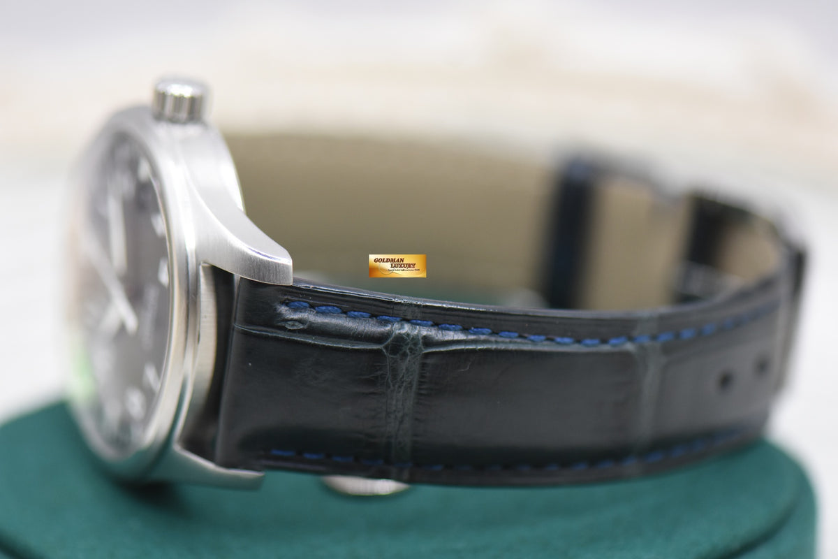 IWC MARK XVI 39mm STEEL IN LEATHER STRAP BLACK AUTOMATIC IW3255-01 (MINT)