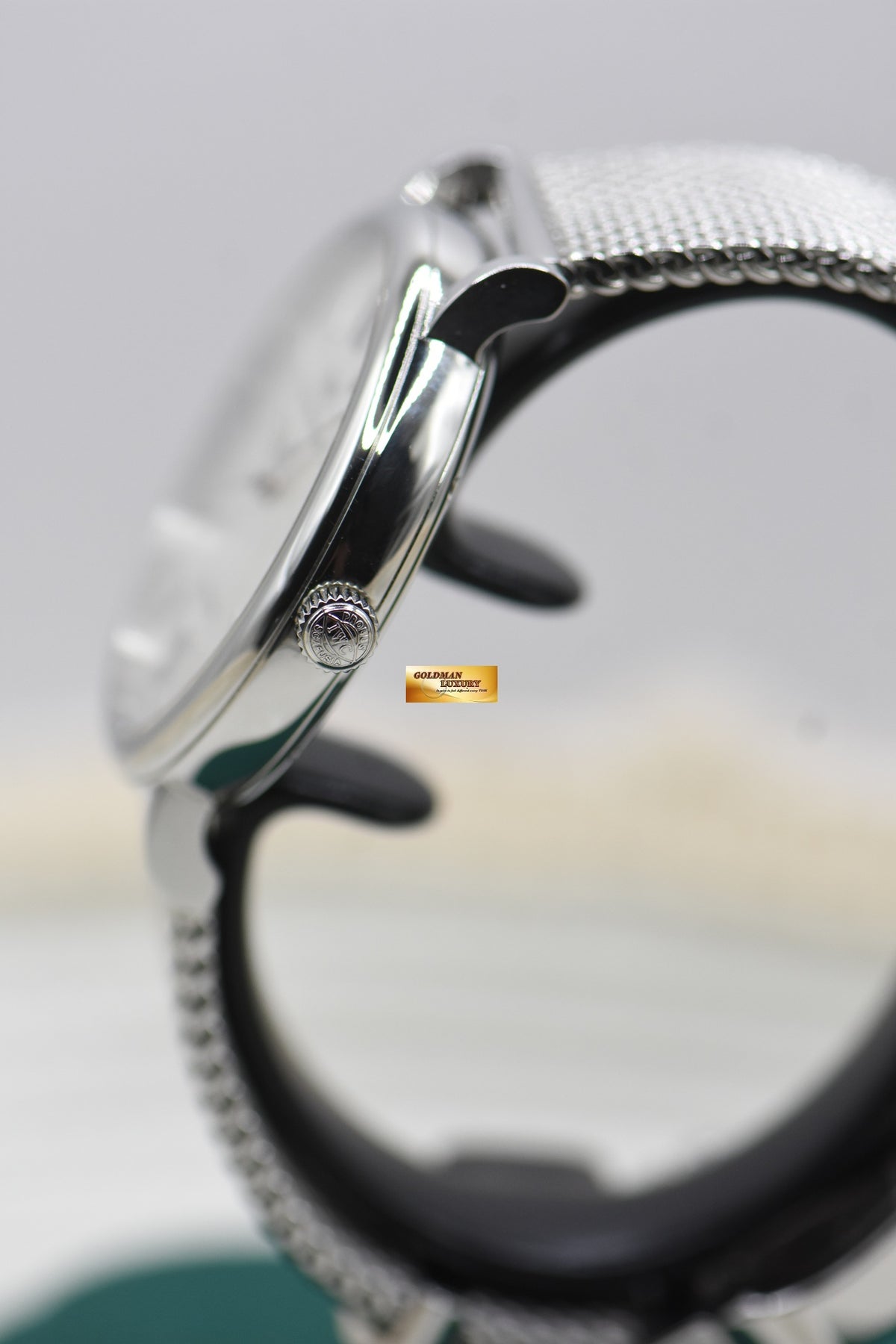 IWC PORTOFINO 40mm STEEL IN MESH BRACELET SILVER AUTOMATIC IW3565-05 (MINT)