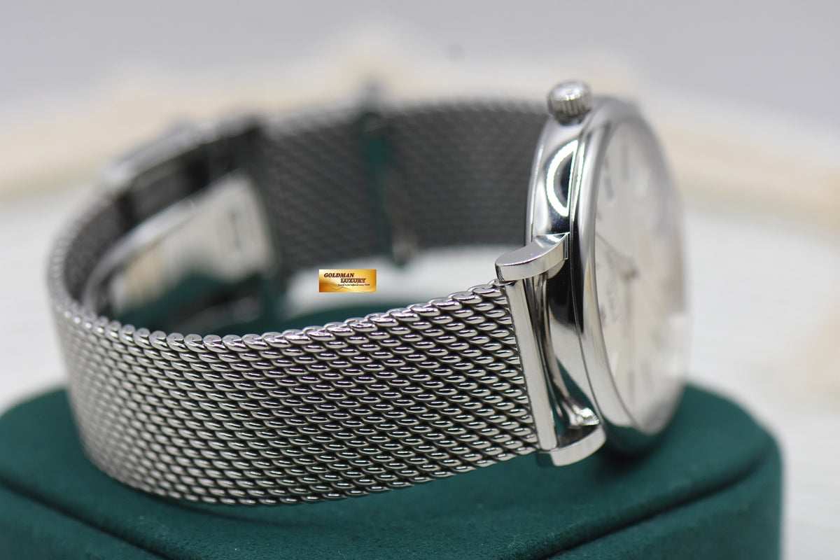 IWC PORTOFINO 40mm STEEL IN MESH BRACELET SILVER AUTOMATIC IW3565-05 (MINT)