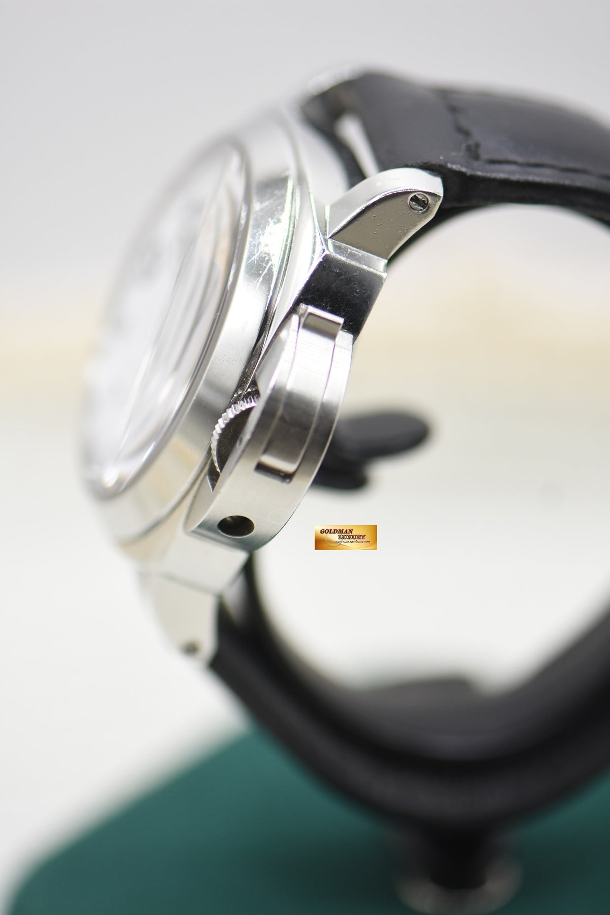 PANERAI LUMINOR HISTORIC 44mm STEEL WHITE DIAL MANUAL PAM 114 (UNPOLISHED) (CONSIGNMENT)