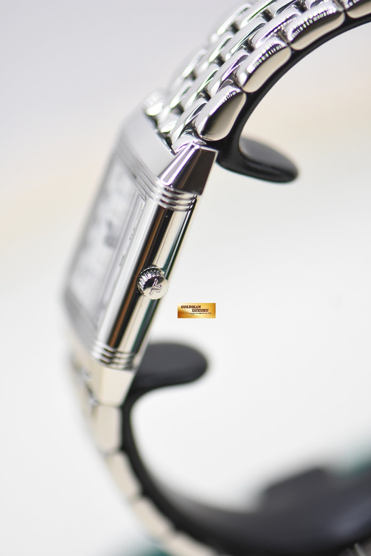 JLC REVERSO LADIES MONOFACE STEEL IN BEADED BRACELET MANUAL 260.880.862 (MINT)