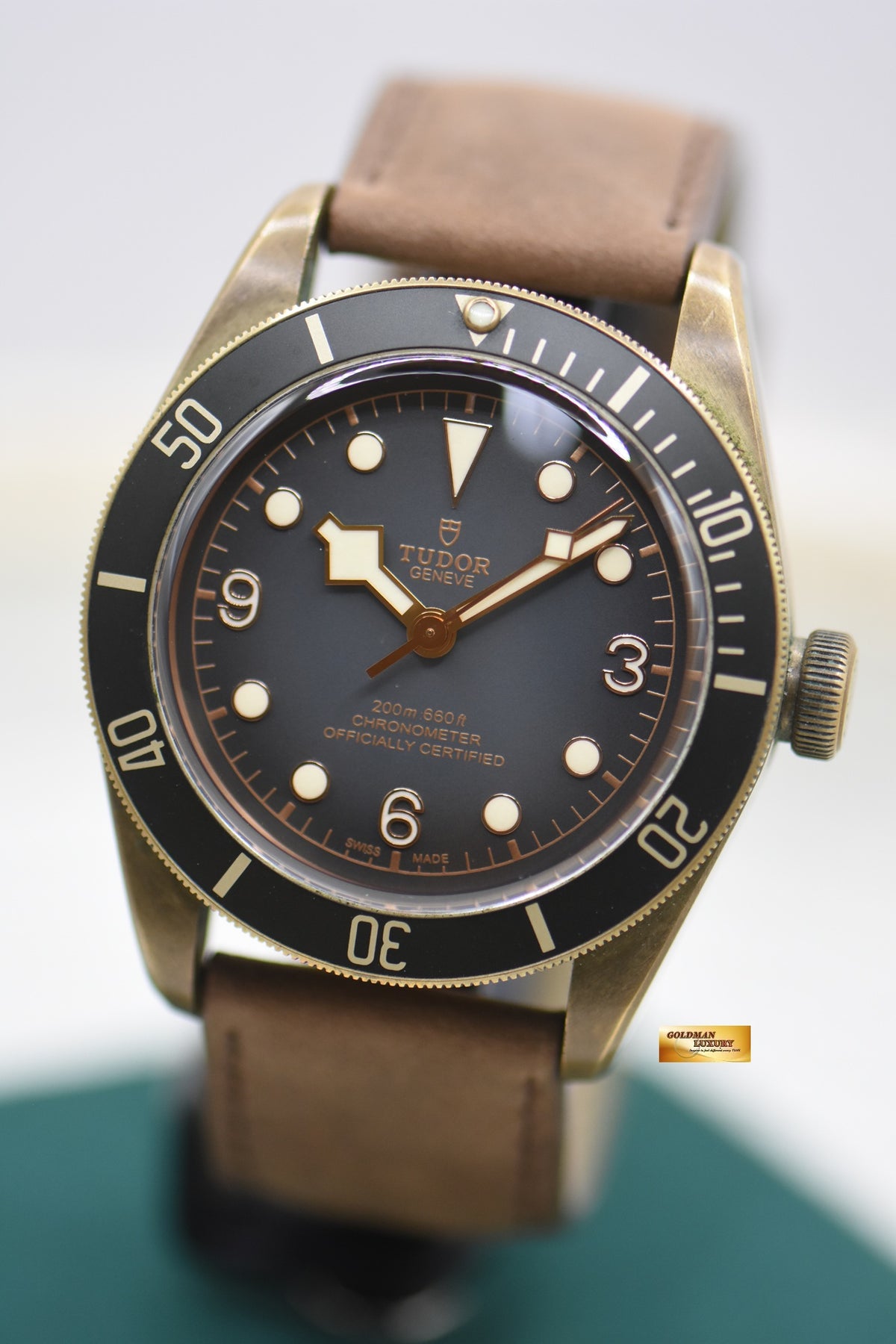 TUDOR BLACK BAY BRONZE 43mm SLATE GREY DIAL 79250BA AUTOMATIC (AGING-BRONZE)