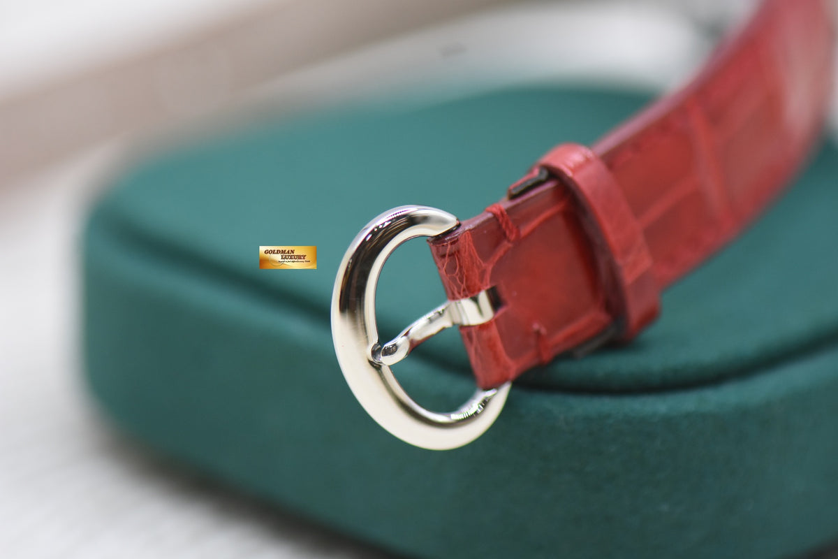 CHOPARD HAPPY SPORT OVAL STEEL DIAMOND HEART QUARTZ 278937 (MINT)