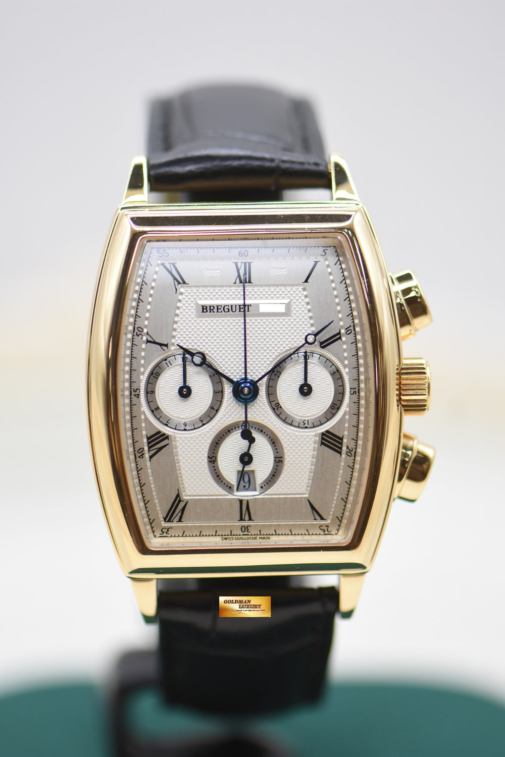 BREGUET HERITAGE CHRONOGRAPH 18K YELLOW GOLD AUTOMATIC 5460BA (MINT)