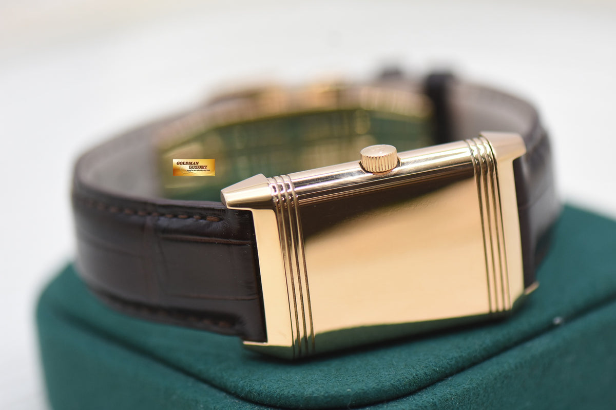 JLC REVERSO MONOFACE ROSE GOLD MEN’S GRANDE TAILLE MANUAL WINDING Q2702421 (MINT)