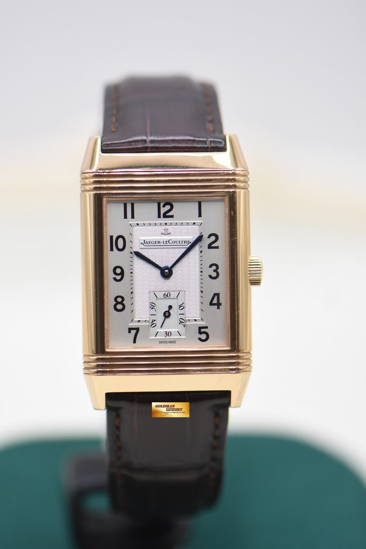 JLC REVERSO MONOFACE ROSE GOLD MEN’S GRANDE TAILLE MANUAL WINDING Q2702421 (MINT)