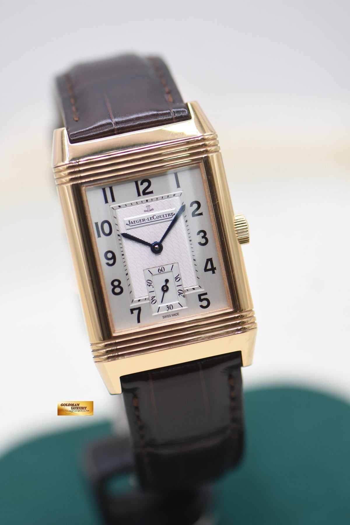 JLC REVERSO MONOFACE ROSE GOLD MEN’S GRANDE TAILLE MANUAL WINDING Q2702421 (MINT)
