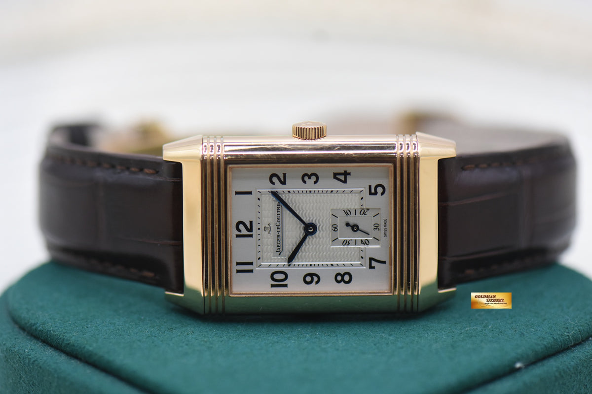 JLC REVERSO MONOFACE ROSE GOLD MEN’S GRANDE TAILLE MANUAL WINDING Q2702421 (MINT)