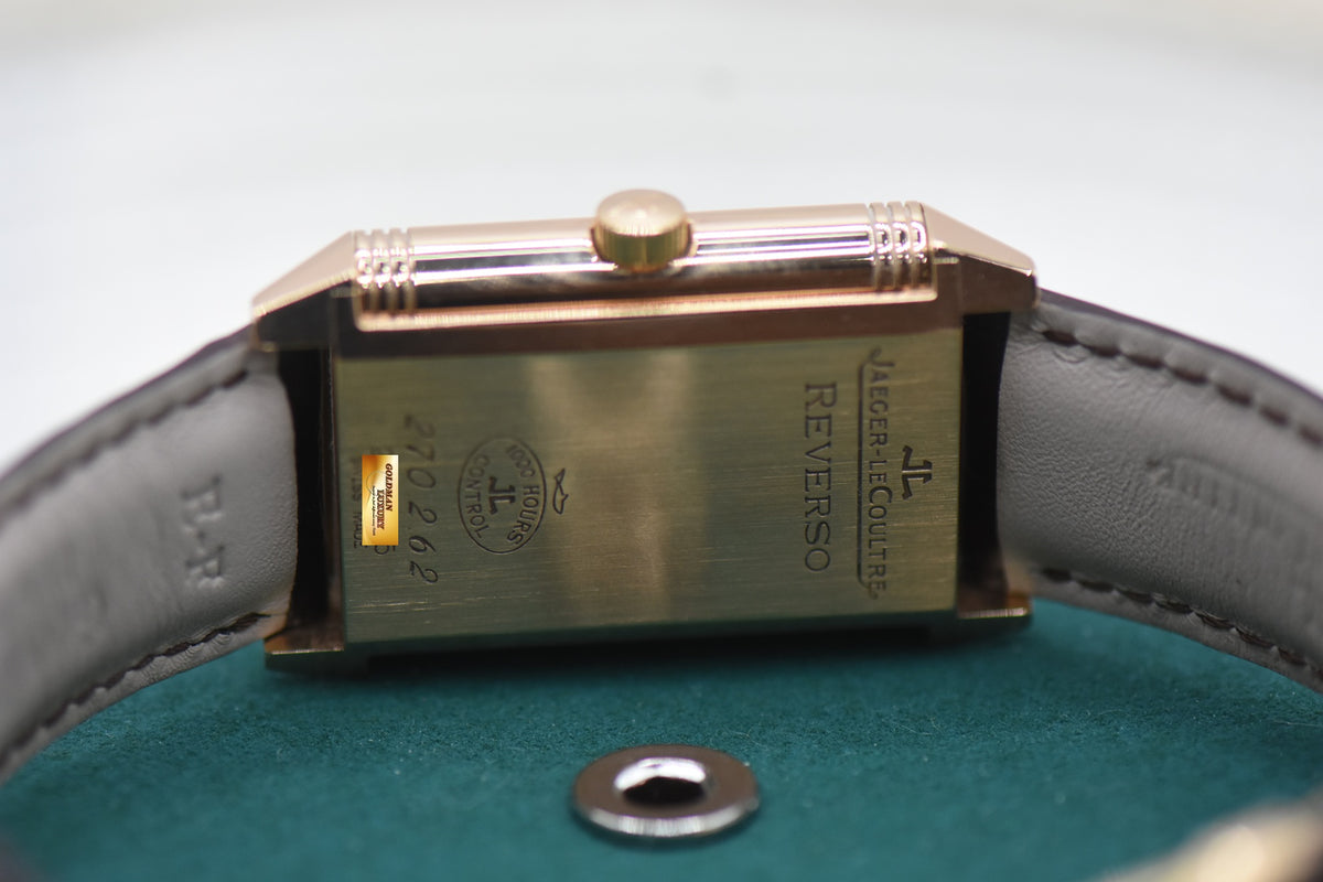 JLC REVERSO MONOFACE ROSE GOLD MEN’S GRANDE TAILLE MANUAL WINDING Q2702421 (MINT)