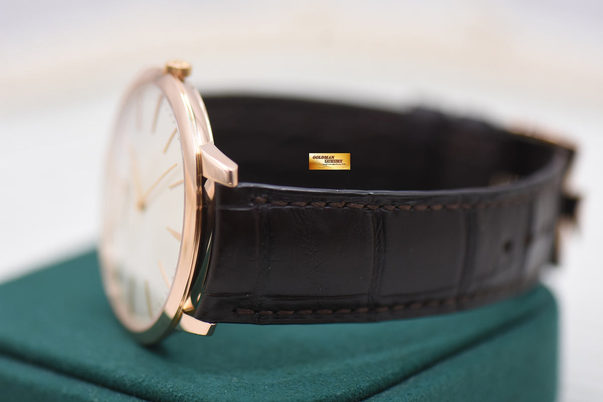 [SOLD] VACHERON CONSTANTIN PATRIMONY 40mm ROSE GOLD IN LEATHER MANUAL WINDING 81180 (MINT)