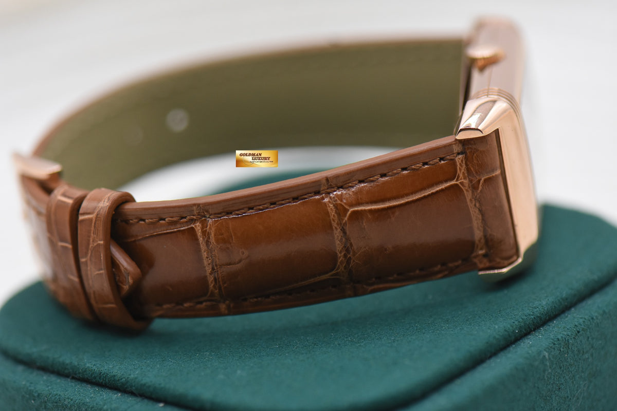 [SOLD] JLC REVERSO MONOFACE ENAMEL DIAL ROSE GOLD GRANDE TAILLE MANUAL WINDING 270.2.62 (COLLECTIBLE-RARE)