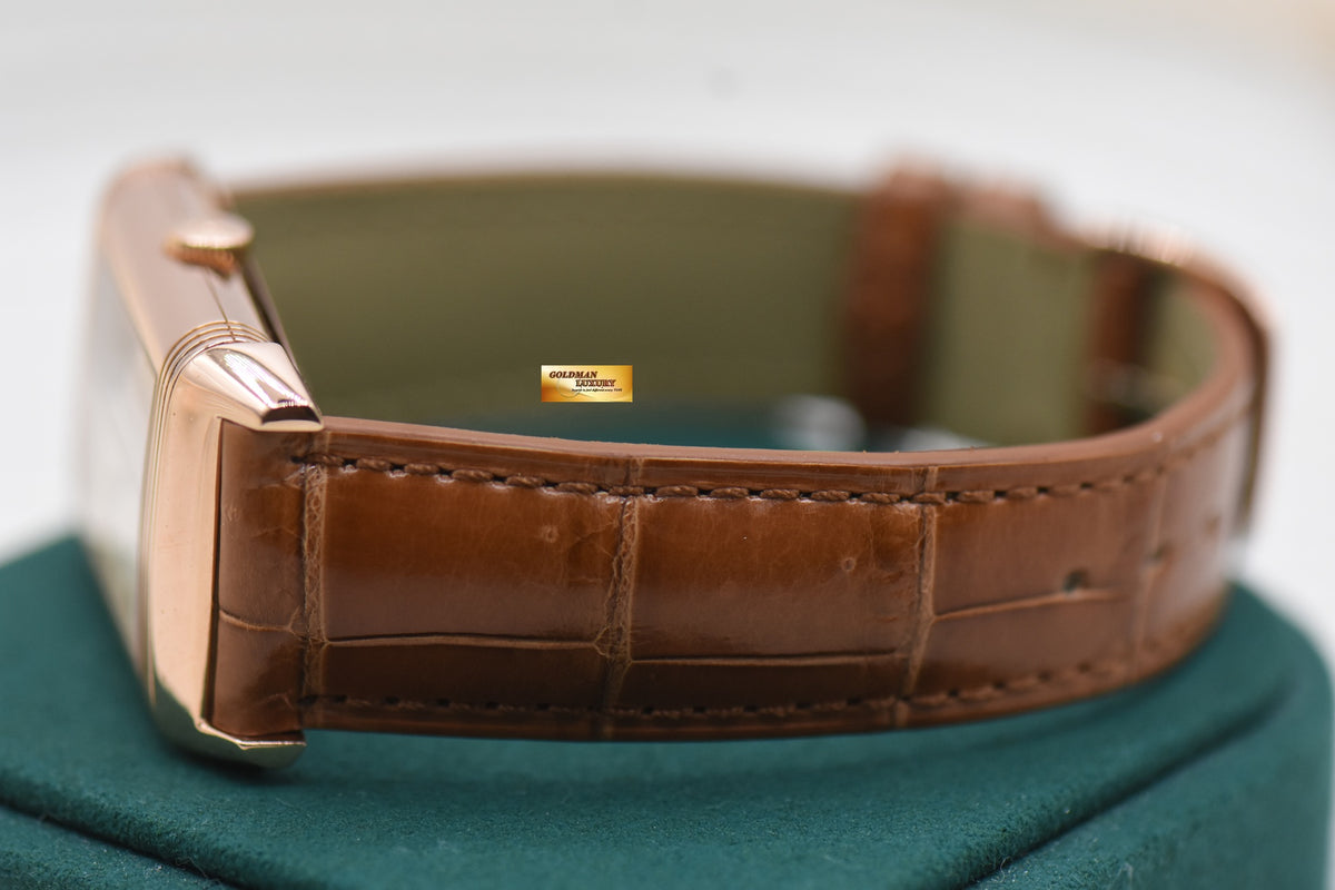 [SOLD] JLC REVERSO MONOFACE ENAMEL DIAL ROSE GOLD GRANDE TAILLE MANUAL WINDING 270.2.62 (COLLECTIBLE-RARE)