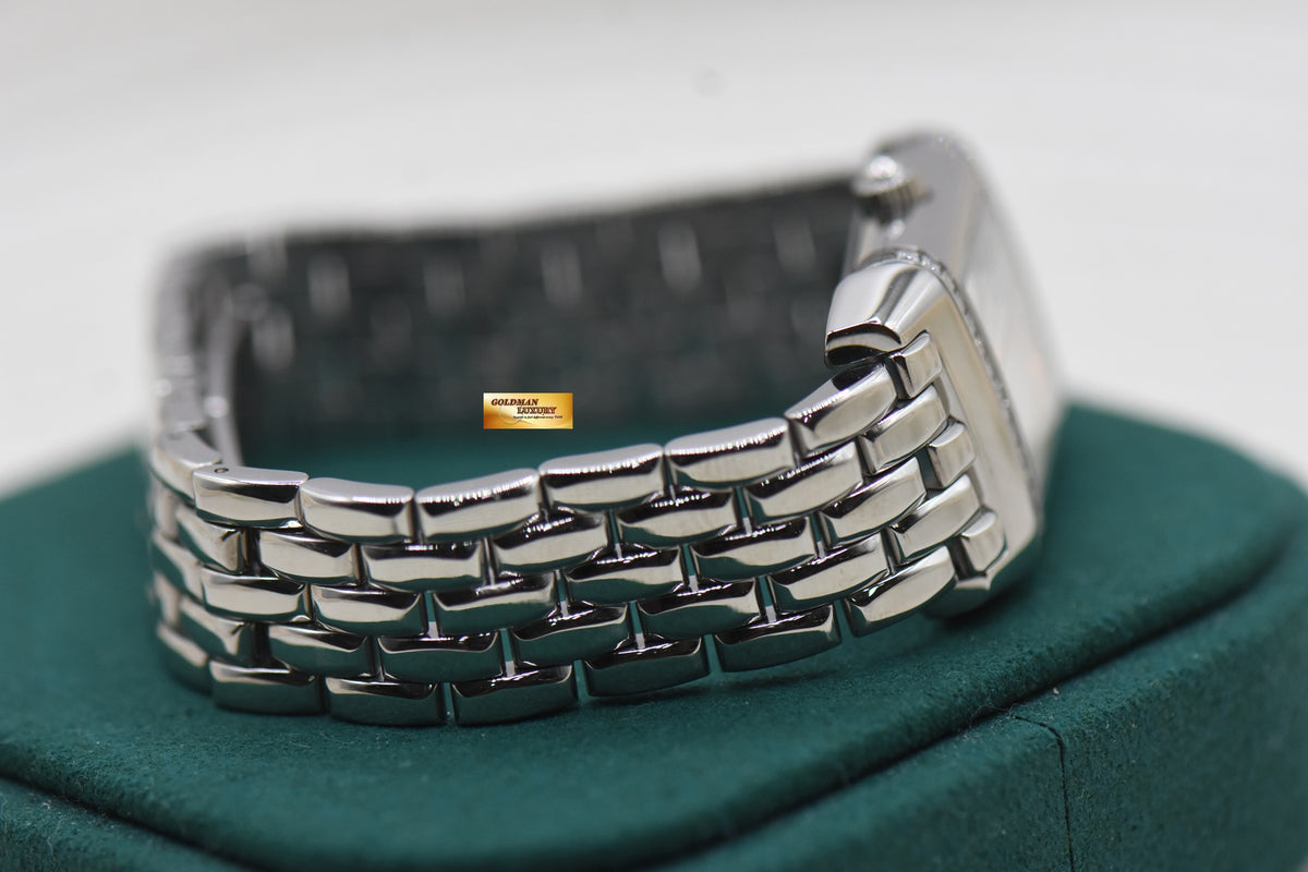 [SOLD] JLC REVERSO DUETTO DIAMONDS LADIES SMALL STEEL IN BRACELET MANUAL Q2668110 (MINT)