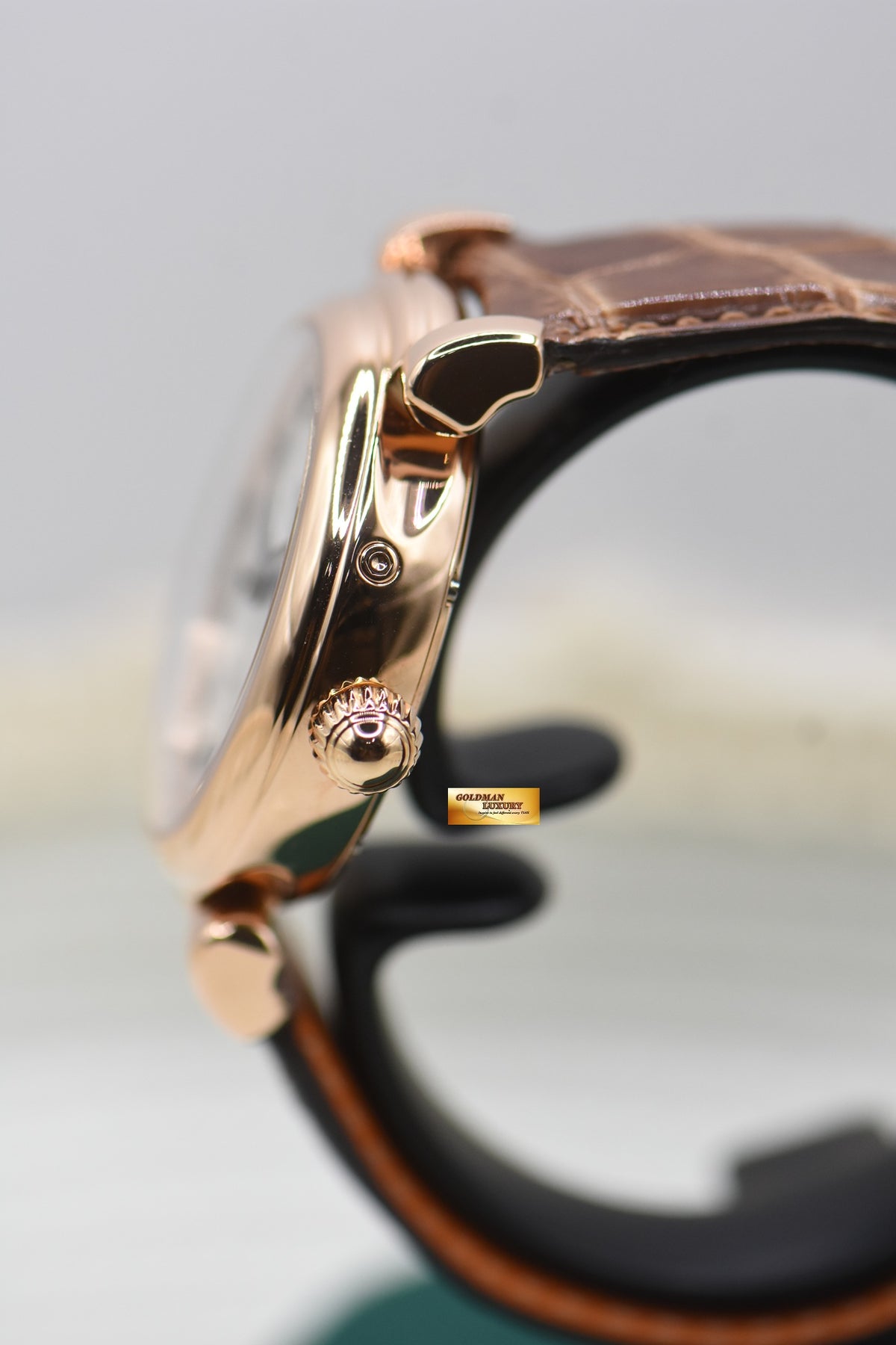 IWC DA VINCI MOONPHASE 36 ROSE GOLD LEATHER STRAP AUTOMATIC IW4593-08 (MINT)