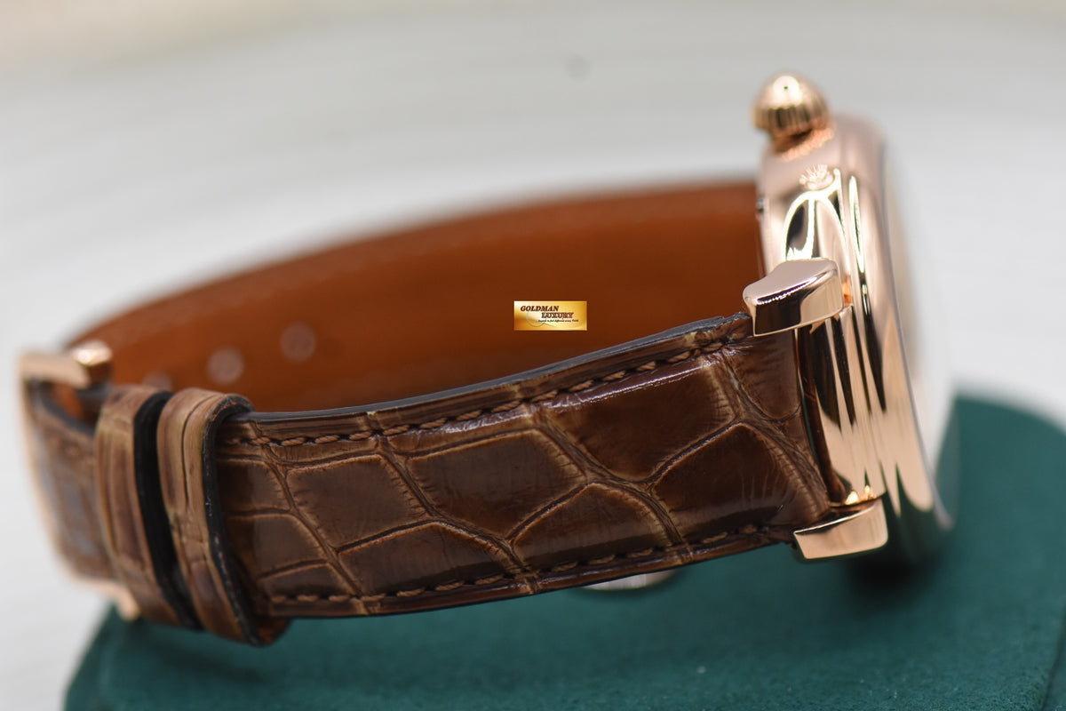 IWC DA VINCI MOONPHASE 36 ROSE GOLD LEATHER STRAP AUTOMATIC IW4593-08 (MINT)