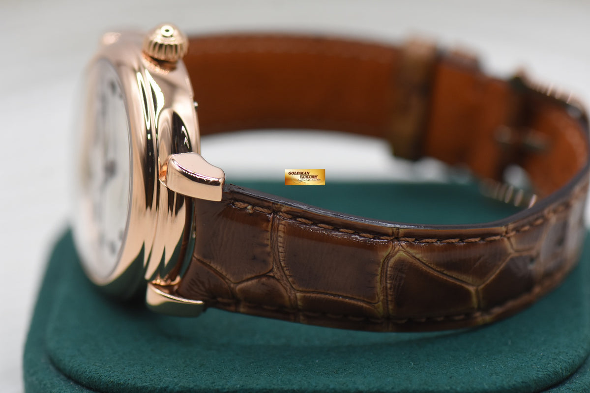 IWC DA VINCI MOONPHASE 36 ROSE GOLD LEATHER STRAP AUTOMATIC IW4593-08 (MINT)