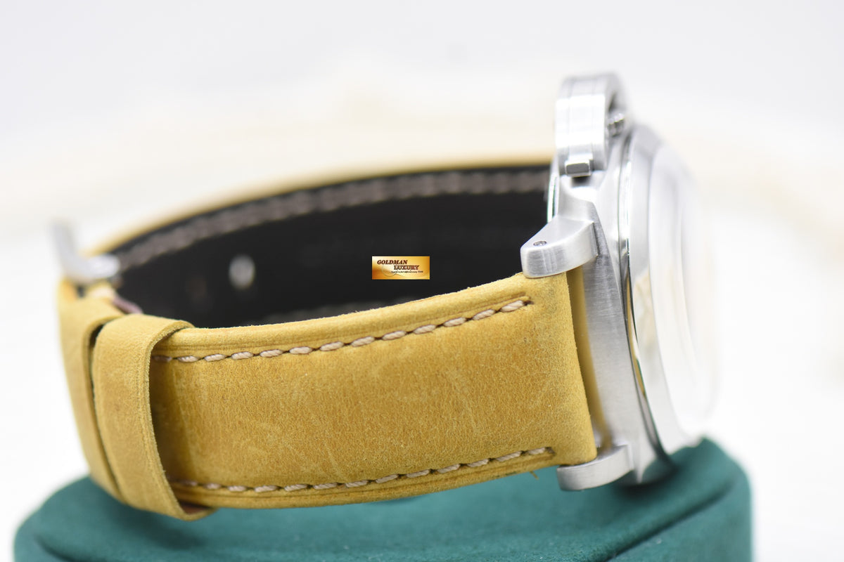 PANERAI LUMINOR GMT 1950 8 DAYS POWER RESERVE am/pm DIAL MANUAL WINDING PAM 233 (MINT)