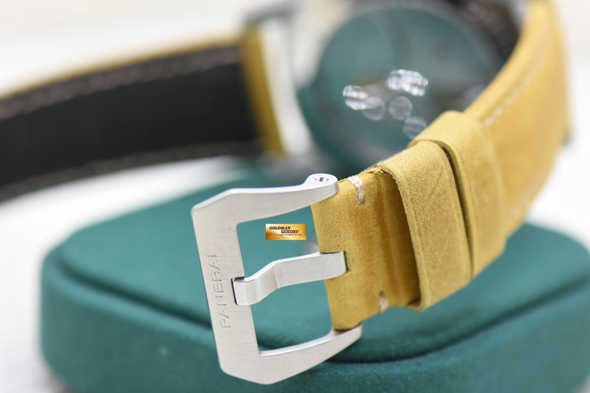 PANERAI LUMINOR GMT 1950 8 DAYS POWER RESERVE am/pm DIAL MANUAL WINDING PAM 233 (MINT)