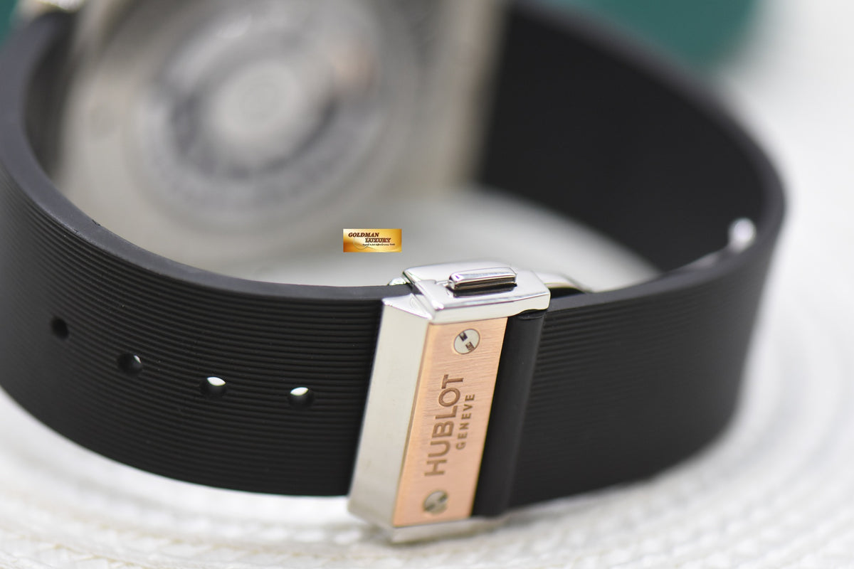 HUBLOT CLASSIC FUSION 42mm ZIRCONIUM / ROSE GOLD RUBBER STRAP AUTOMATIC 542.ZP.1800.RX (MINT)