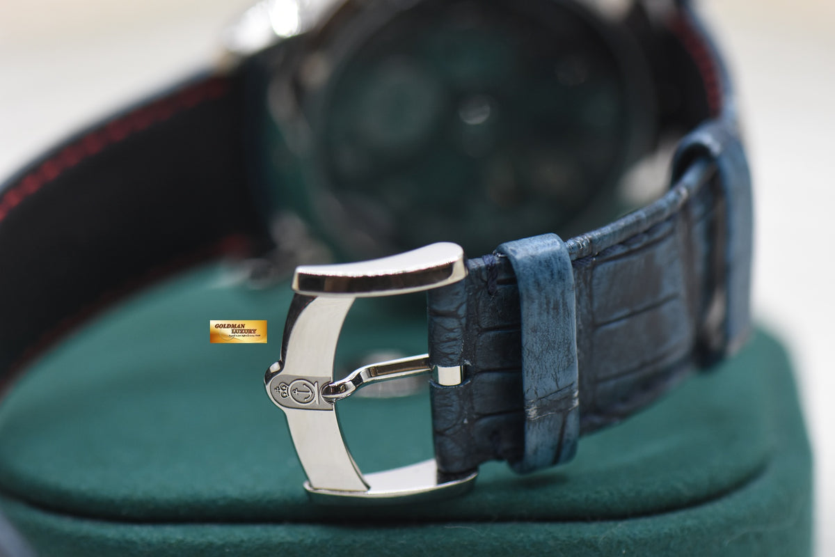 ARNOLD & SON GLOBETROTTER 45mm STEEL AUTOMATIC IWTAS.S02C.C155S (LNIB)