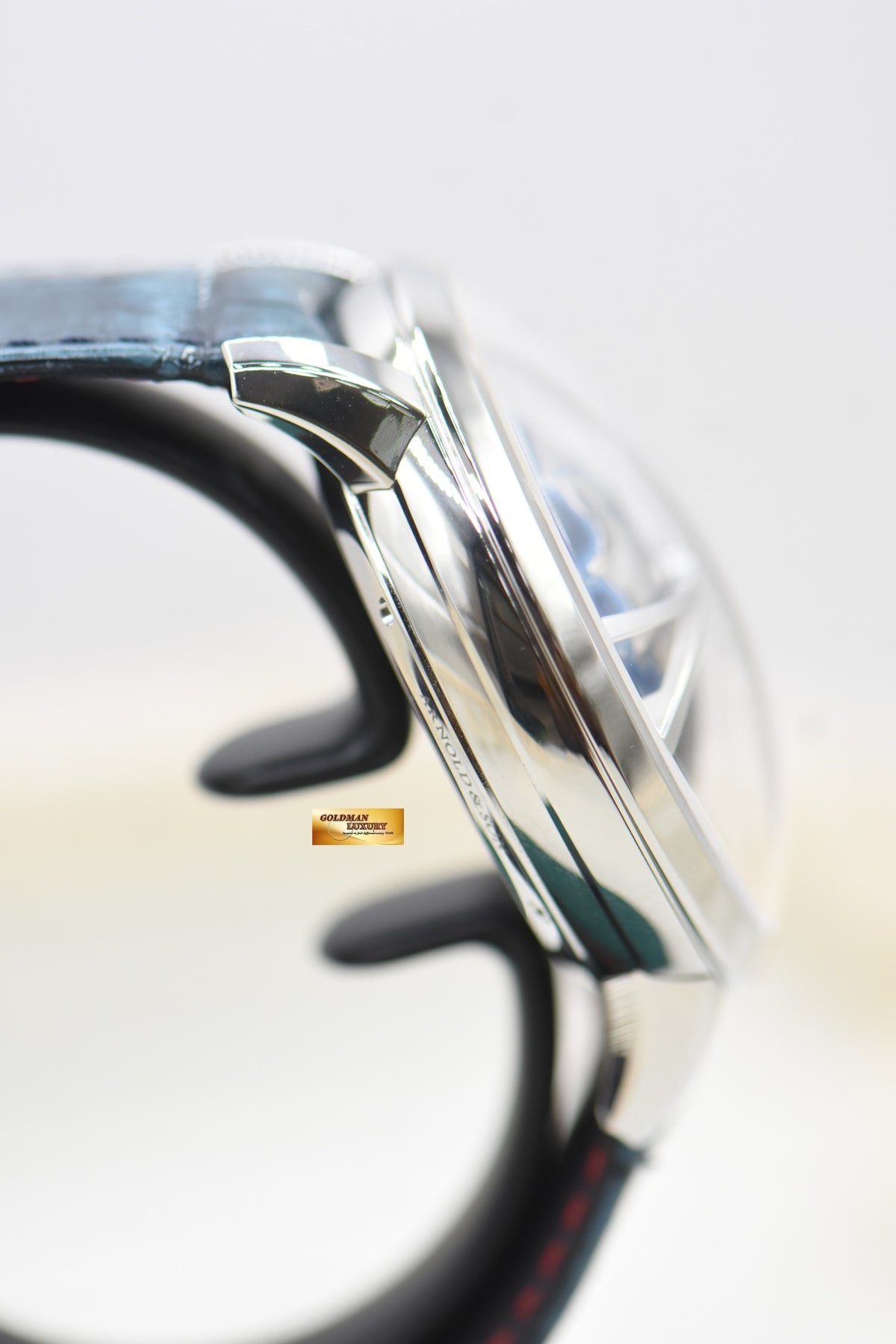 ARNOLD & SON GLOBETROTTER 45mm STEEL AUTOMATIC IWTAS.S02C.C155S (LNIB)