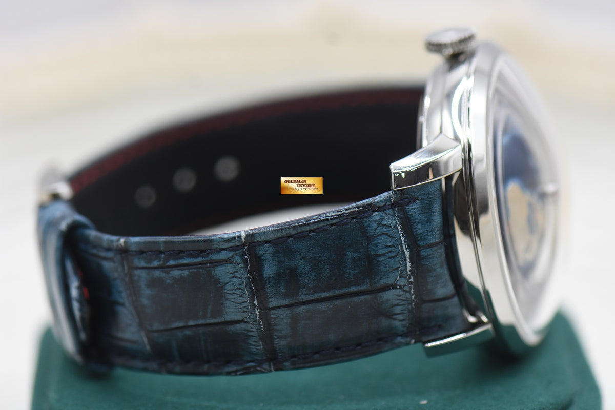 ARNOLD & SON GLOBETROTTER 45mm STEEL AUTOMATIC IWTAS.S02C.C155S (LNIB)