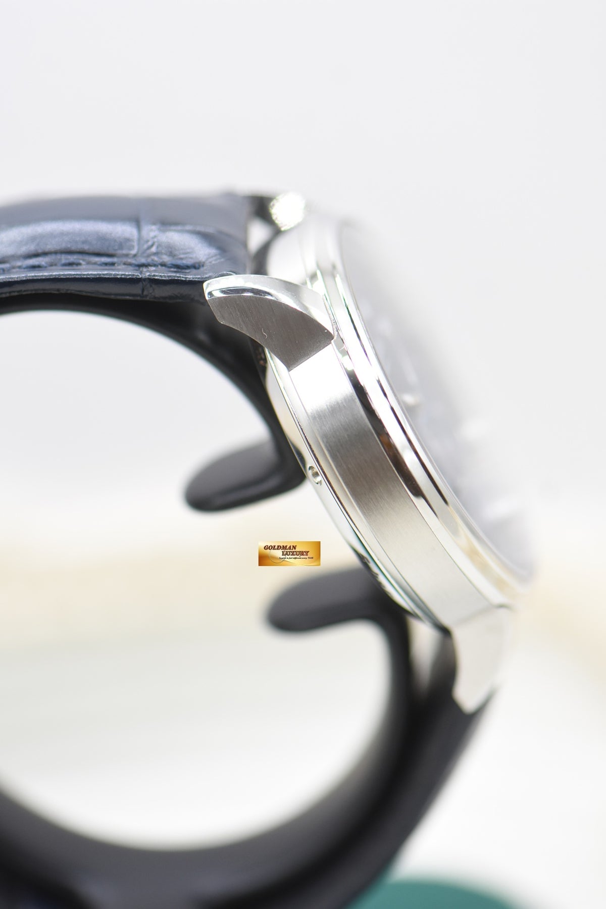 [SOLD] GLASHUTTE ORIGINAL PANORESERVE BIG DATE STEEL BLUE MANUAL 1-65-01-26-12-35 (MINT)