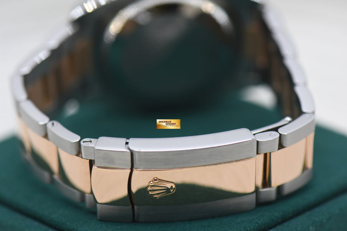 ROLEX OYSTER DATEJUST 36mm TURN-O-GRAPH EVEROSE / STEEL IN OYSTER BRACELET SILVER DIAL 116261 (MINT)