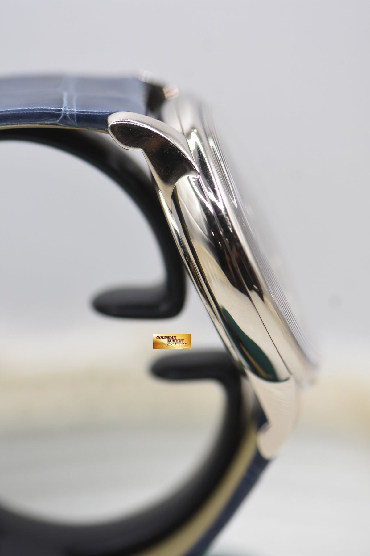 JAQUET DROZ GRANDE SECONDE 43mm WHITE GOLD IN LEATHER STRAP DIAMOND DIAL AUTOMATIC J003034225 (MINT)