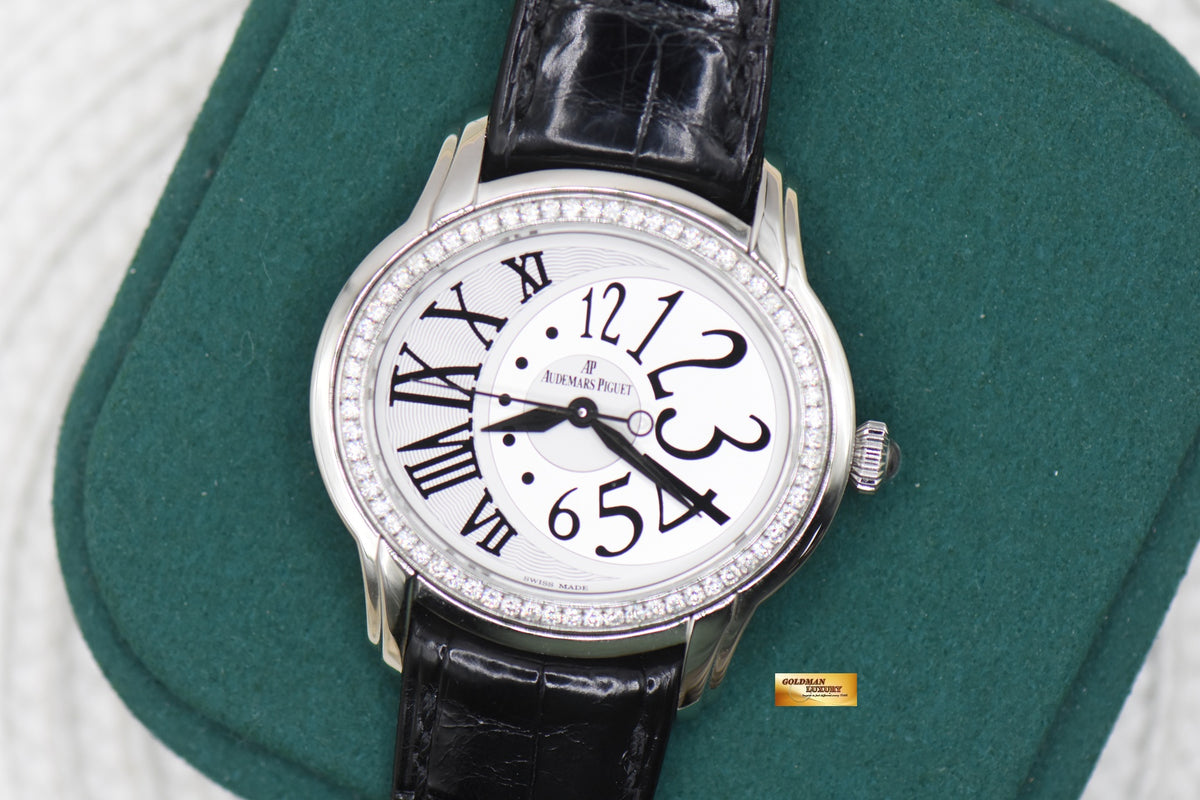 [SOLD] AUDEMARS PIGUET MILLENARY LADIES DIAMOND STEEL AUTOMATIC 77301ST (MINT)