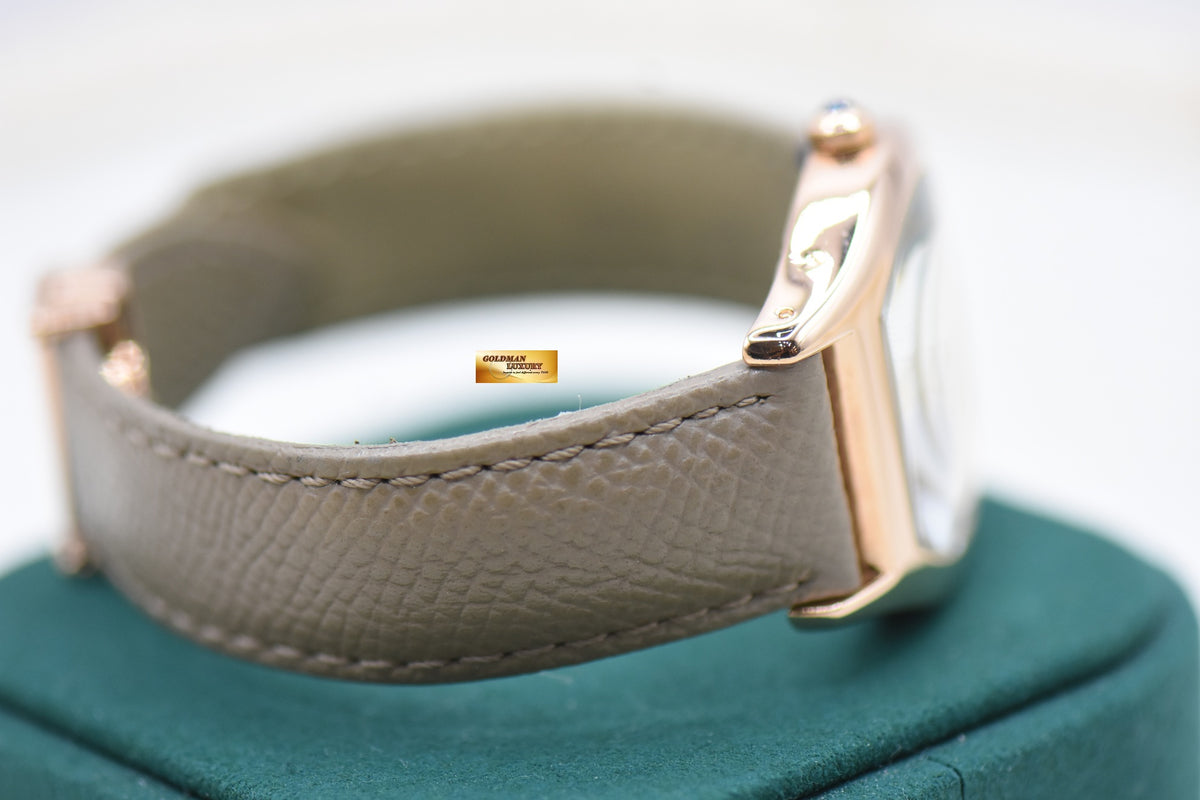 CARTIER PARIS CPCP TORTUE LARGE 18K ROSE GOLD MANUAL WINDING 2498E (MINT)