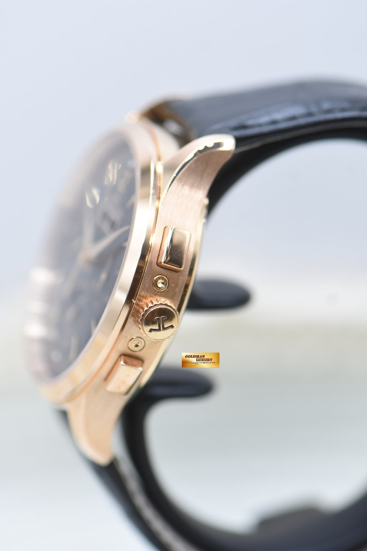 JAEGER LeCOULTRE MASTER CONTROL CHRONOGRAPH CALENDAR ROSE GOLD AUTOMATIC Q413257J (LNIB)