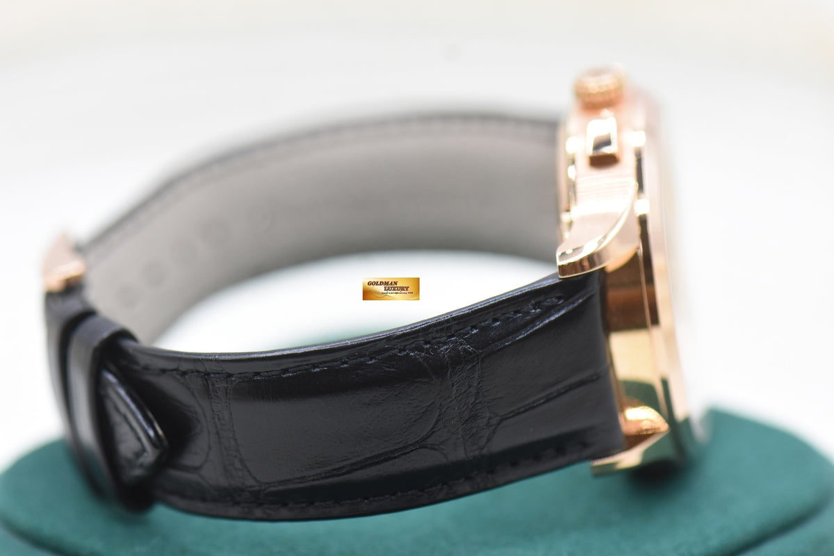 JAEGER LeCOULTRE MASTER CONTROL CHRONOGRAPH CALENDAR ROSE GOLD AUTOMATIC Q413257J (LNIB)