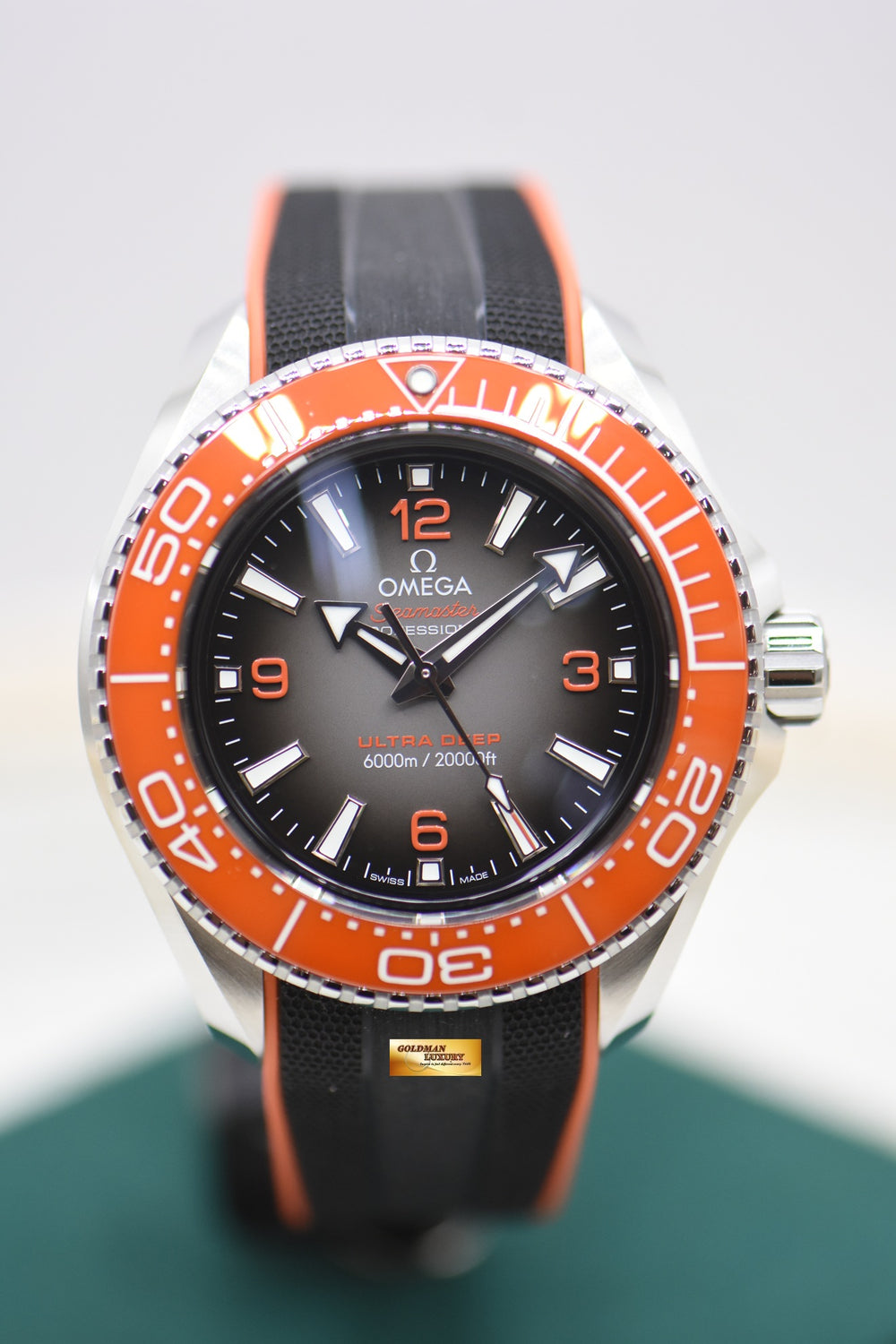OMEGA SEAMASTER PLANET OCEAN 6000m “ULTRA DEEP” 45.5mm O-MEGASTEEL IN RUBBER STRAP AUTOMATIC 215.32.46.21.06.001 (LNIB)