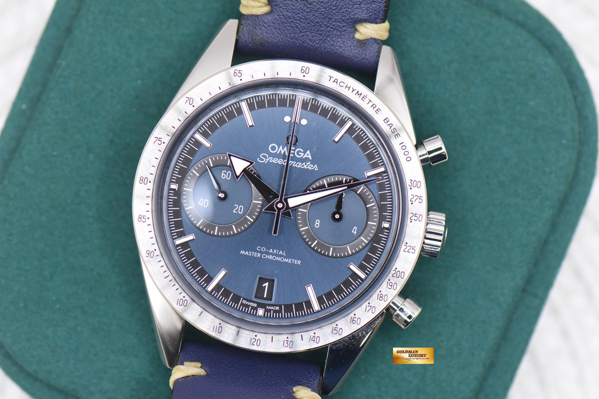 OMEGA SPEEDMASTER ’57 CHRONOGRAPH 40.5mm STEEL IN LEATHER STRAP MANUAL WINDING 332.12.41.51.03.001 (LNIB-UNPOLISHED)